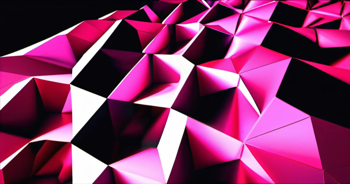 Microscope lens with hot pink illumination in dark lab — close inspection and AI auditing by Amelia Gagne