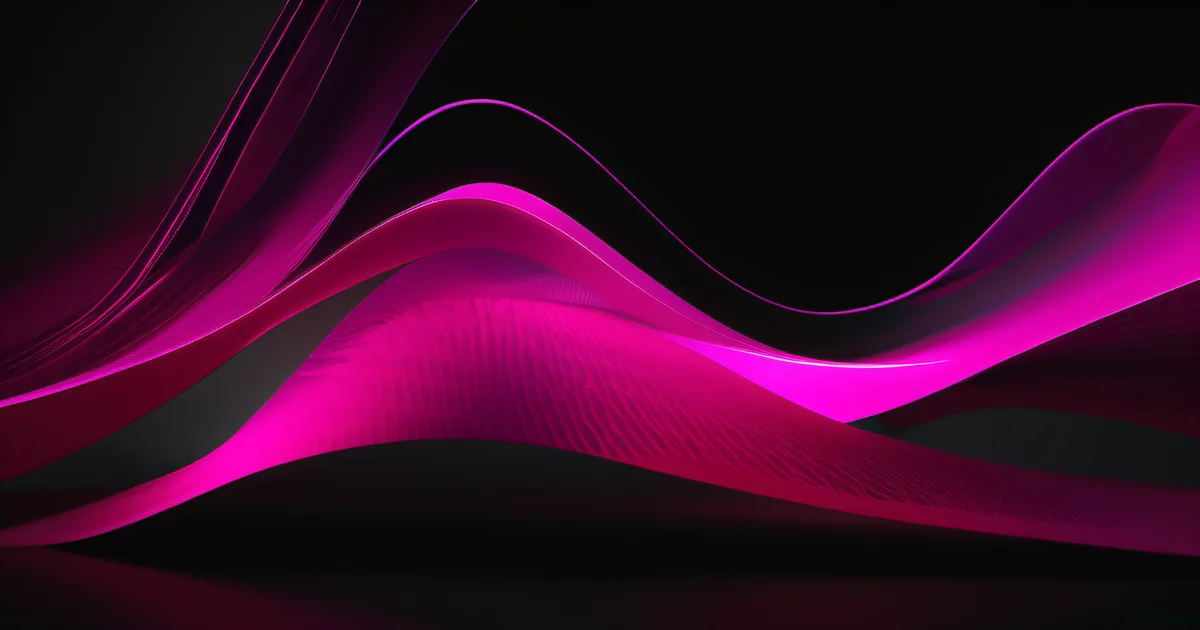 Abstract brain wave patterns flowing across dark space — cognitive rhythm and pattern recognition visualization