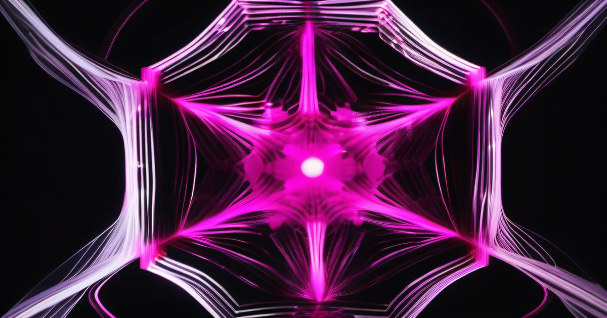 Bioluminescent jellyfish tendrils — organic data transmission through flowing natural networks