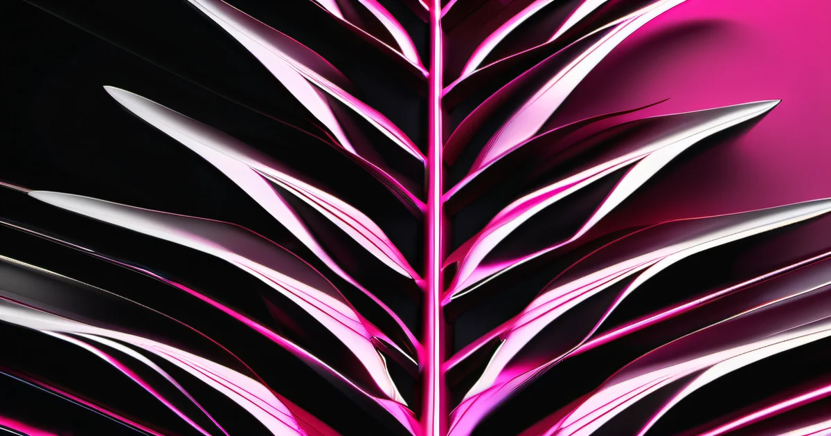 Cannabis leaf veins with flowing data visualization lines in hot pink — Amelia S. Gagne on disconnected data in regulated industries