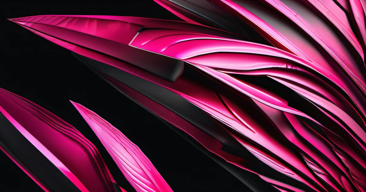 Botanical leaf vein structure glowing bioluminescent hot pink — nature's data network as metaphor for integrated compliance systems
