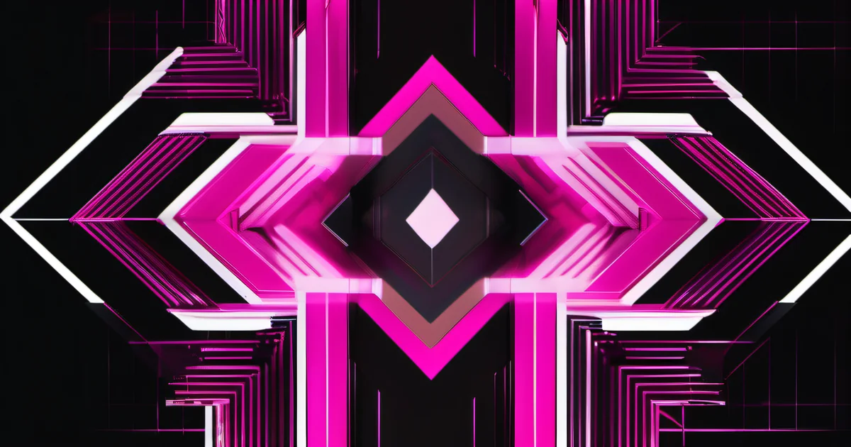 Circuit board extreme macro with hot pink magenta accent on disconnected trace paths — technology fragmentation as broken accountability at the points where vendor ownership boundaries blur