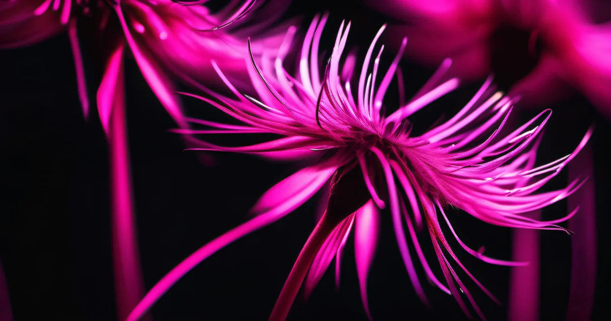 Dandelion seeds dispersing with bioluminescent tips — distributed systems and scalable automation by Amelia S. Gagne