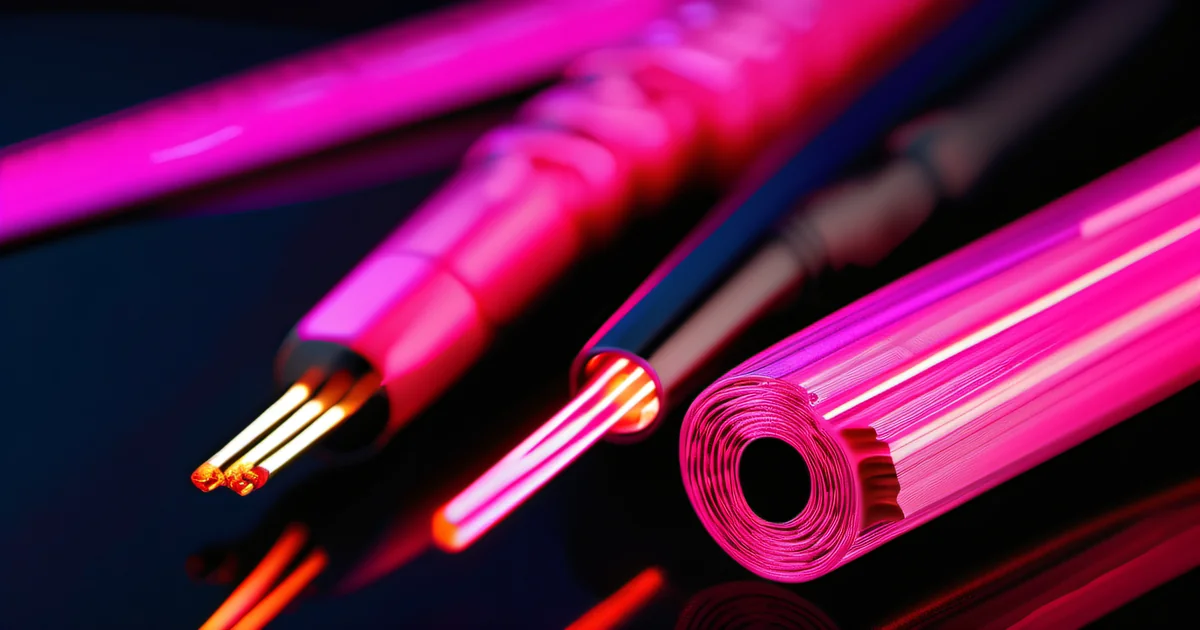 Fiber optic cables organized into labeled bundles glowing at tips — structured data pipelines connecting AI capabilities to specific business pain points identified in the audit