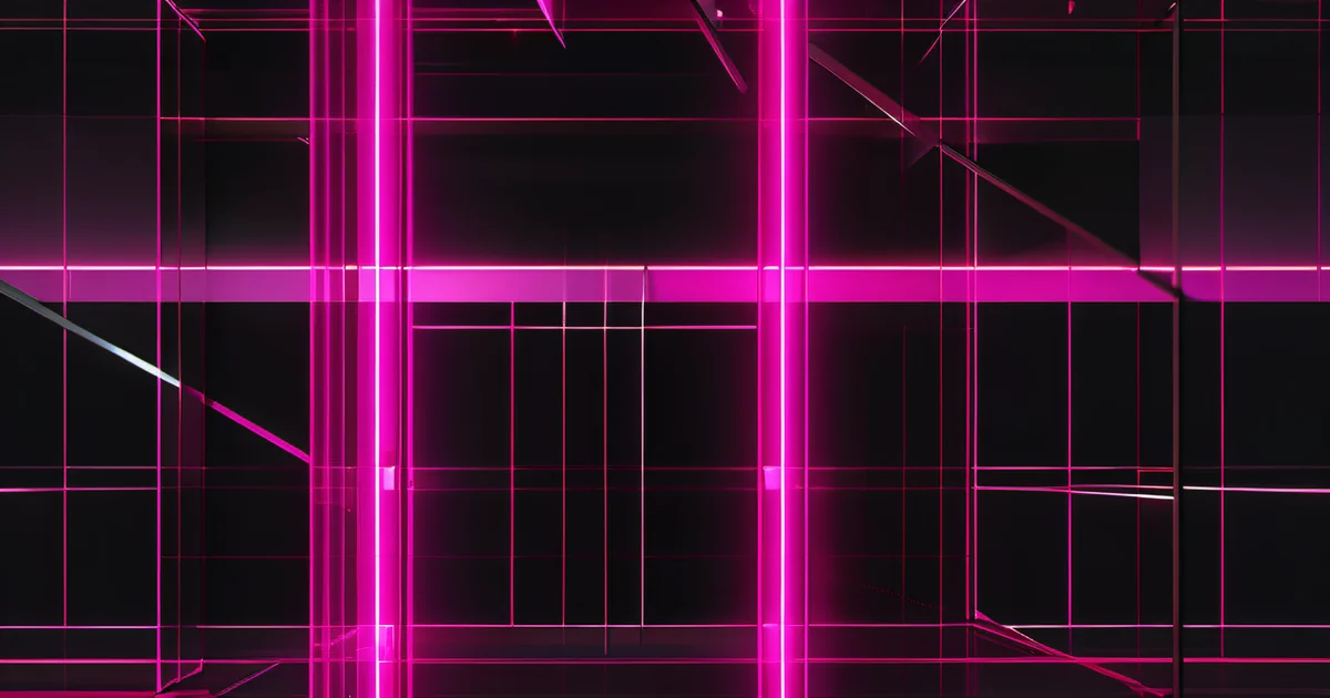 Architectural blueprint with precise measurements and hot pink pen tip — deliberate architecture planning by Amelia Gagne