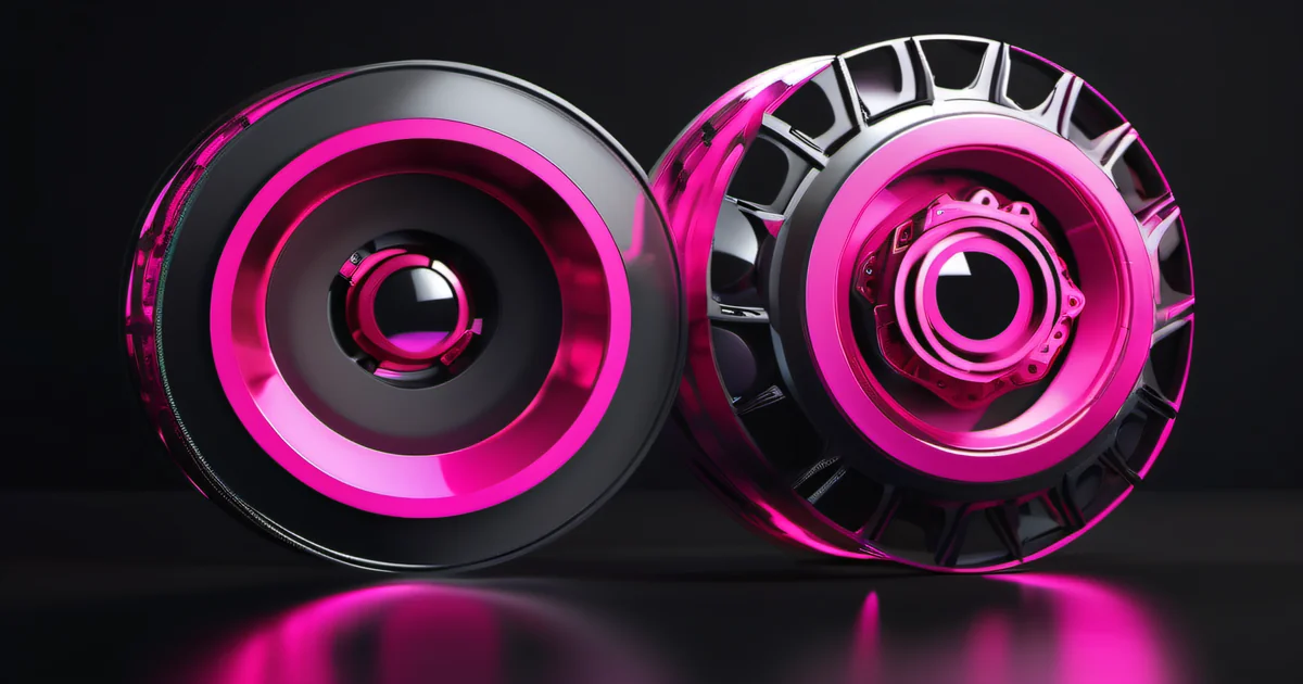 Two contrasting mechanical gears in pink and black, reflecting operational culture — Amelia S. Gagne, Kief Studio