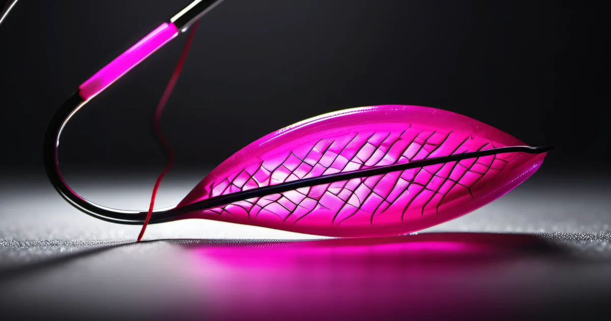 Fishing hook with hot pink glowing lure in dark water — Amelia S. Gagne on how phishing attacks work