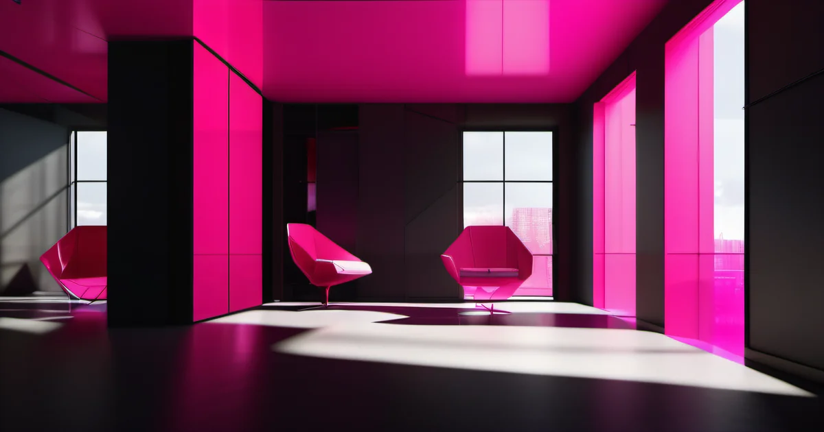Moving boxes in empty office with hot pink light — platform migrations cost $200K-$500K on average including productivity loss