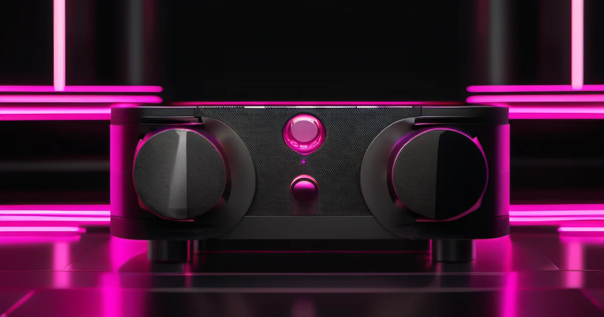 Two headphone jacks plugged into a shared audio splitter — partnership as parallel connection to the same mission