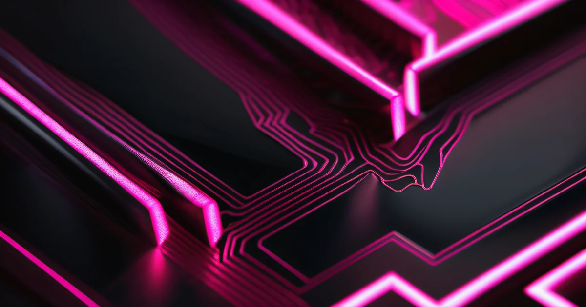 Extreme macro of circuit board solder joints and copper trace paths — the component-level trust relationships that supply chain attacks exploit