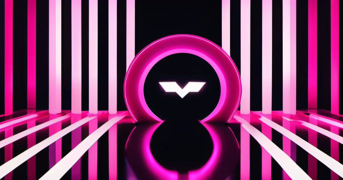 Stop sign emerging from darkness illuminated by hot pink light — the most effective response to artificial urgency is to name it and redirect