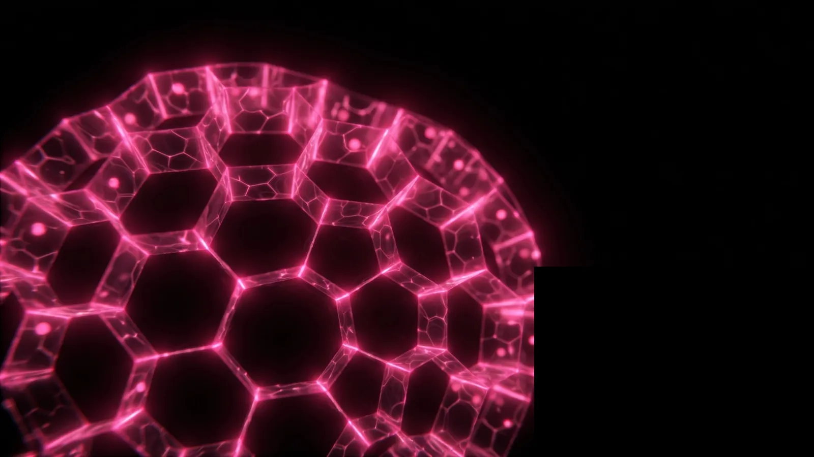 Magenta honeycomb cells sharing load on black, IT platform consolidation cost savings from fewer coordination points