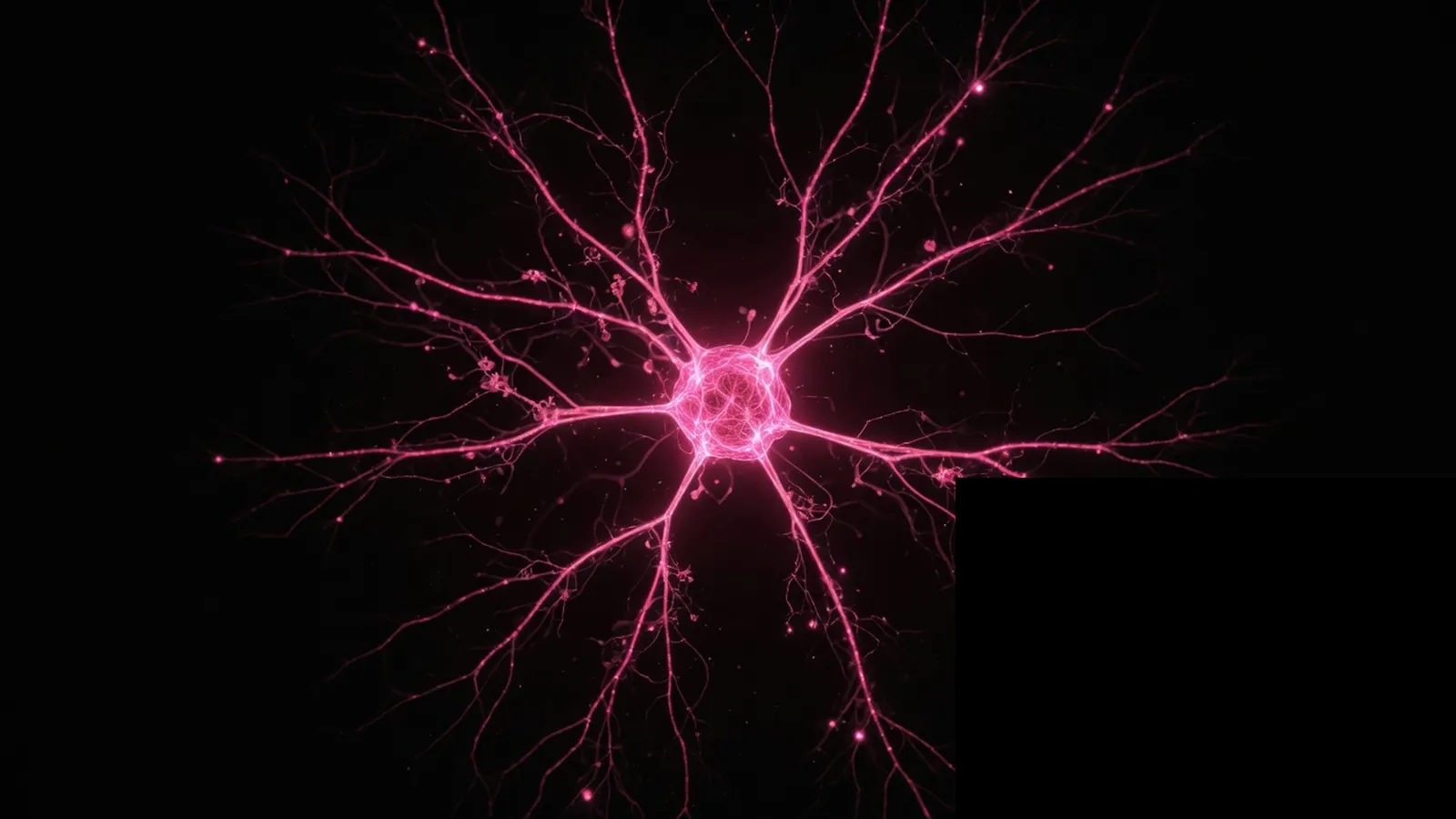 Magenta threads converging on one hub on black, IT platform consolidation reducing vendor coordination cost