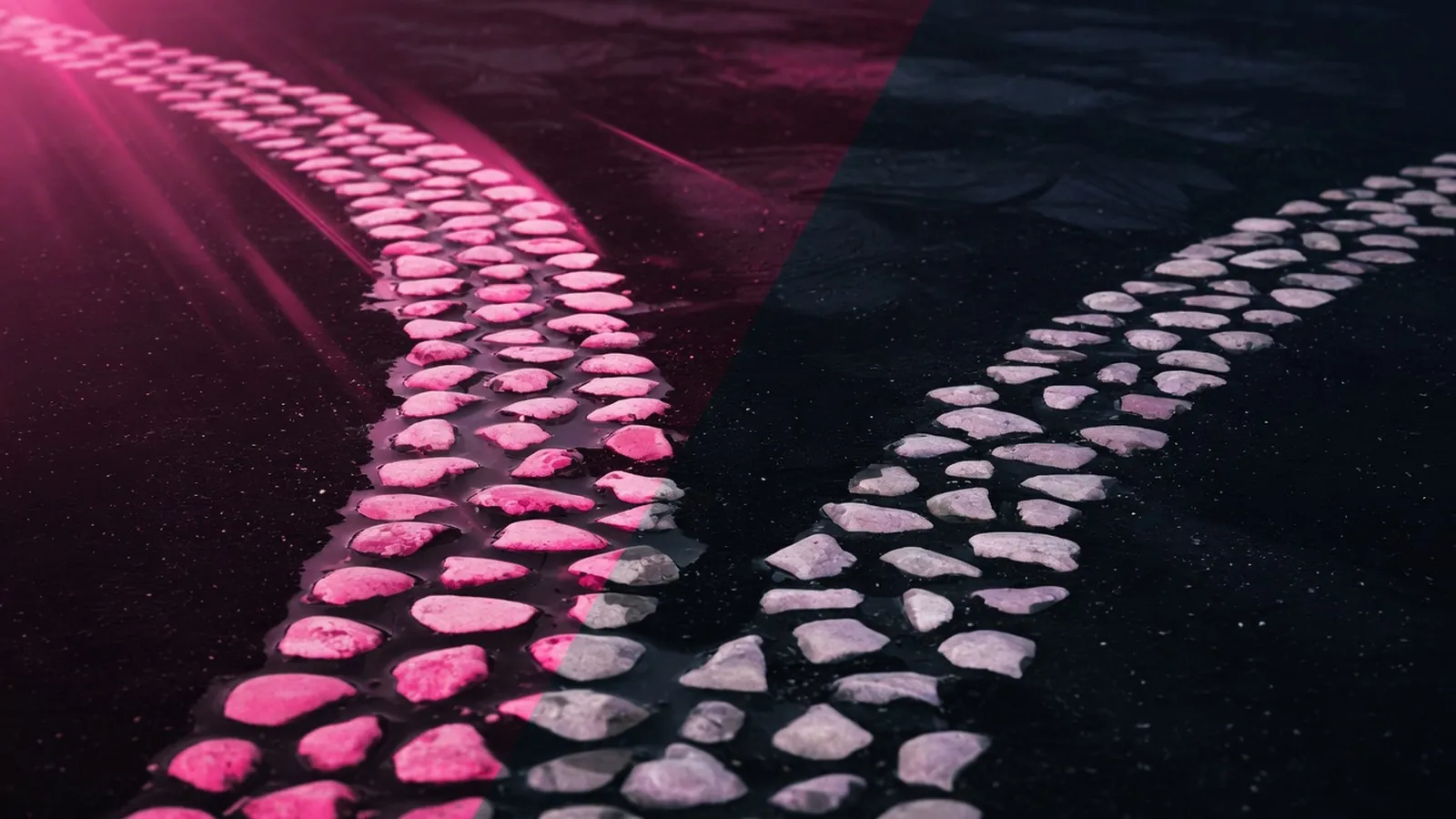 Magenta first option on a dark list, decision architecture B2B default