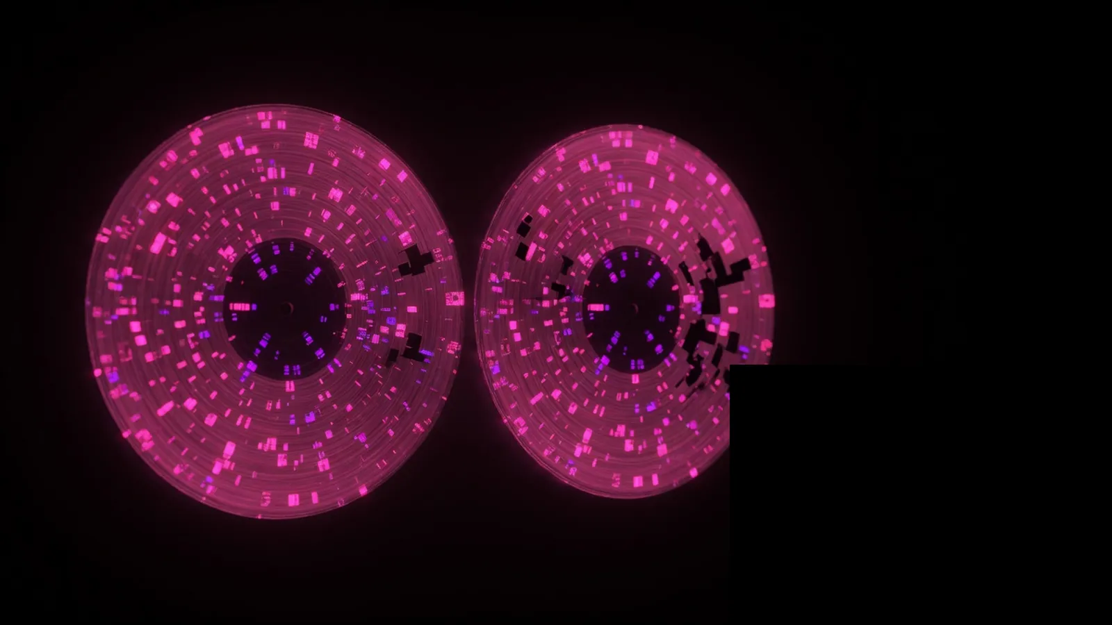 Two complete-looking magenta record slabs that disagree, disconnected data costing more than missing data
