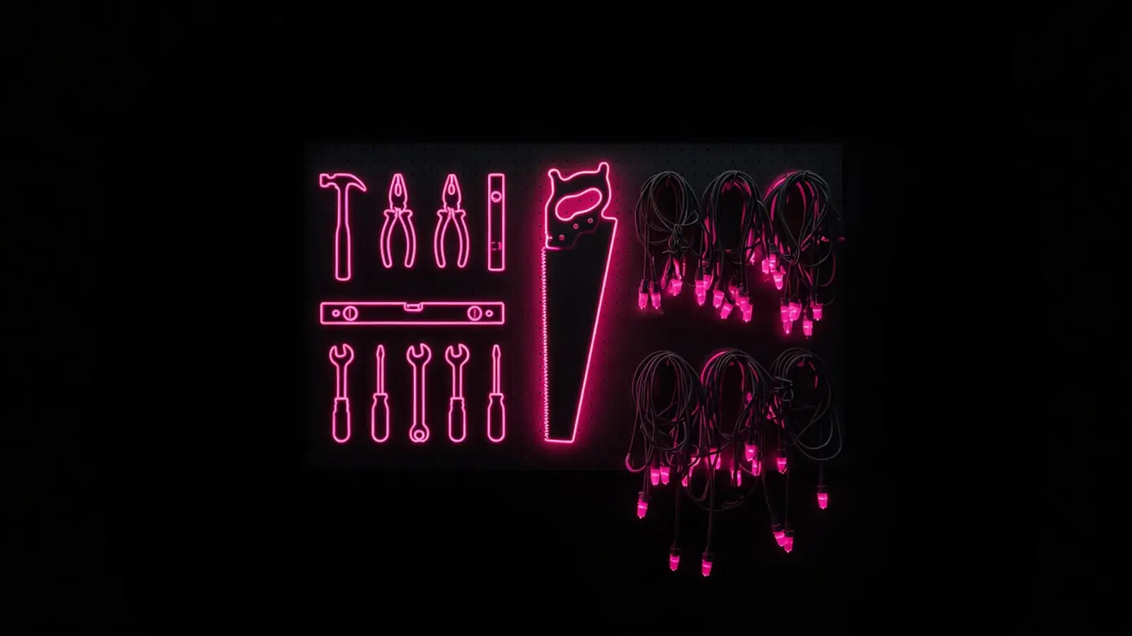 entropy concept in black and hot pink editorial style, Amelia S. Gagne