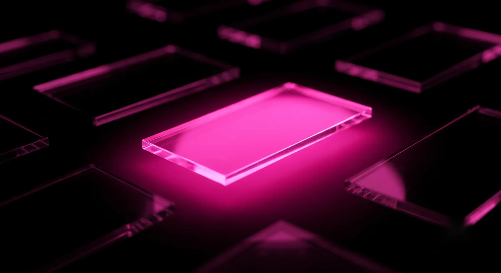 Structured content passages glowing pink against black, illustrating what AI assistants retrieve