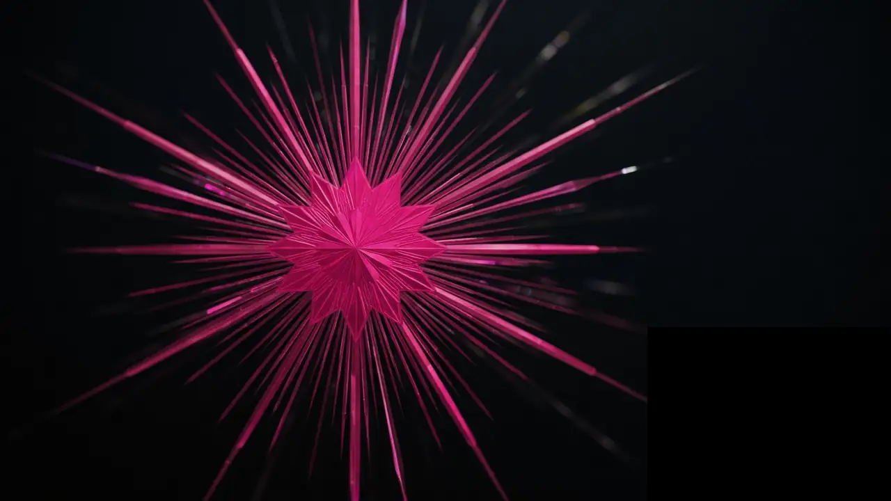 Hot-pink starburst of structured rays on black, how to get a small business cited by ChatGPT