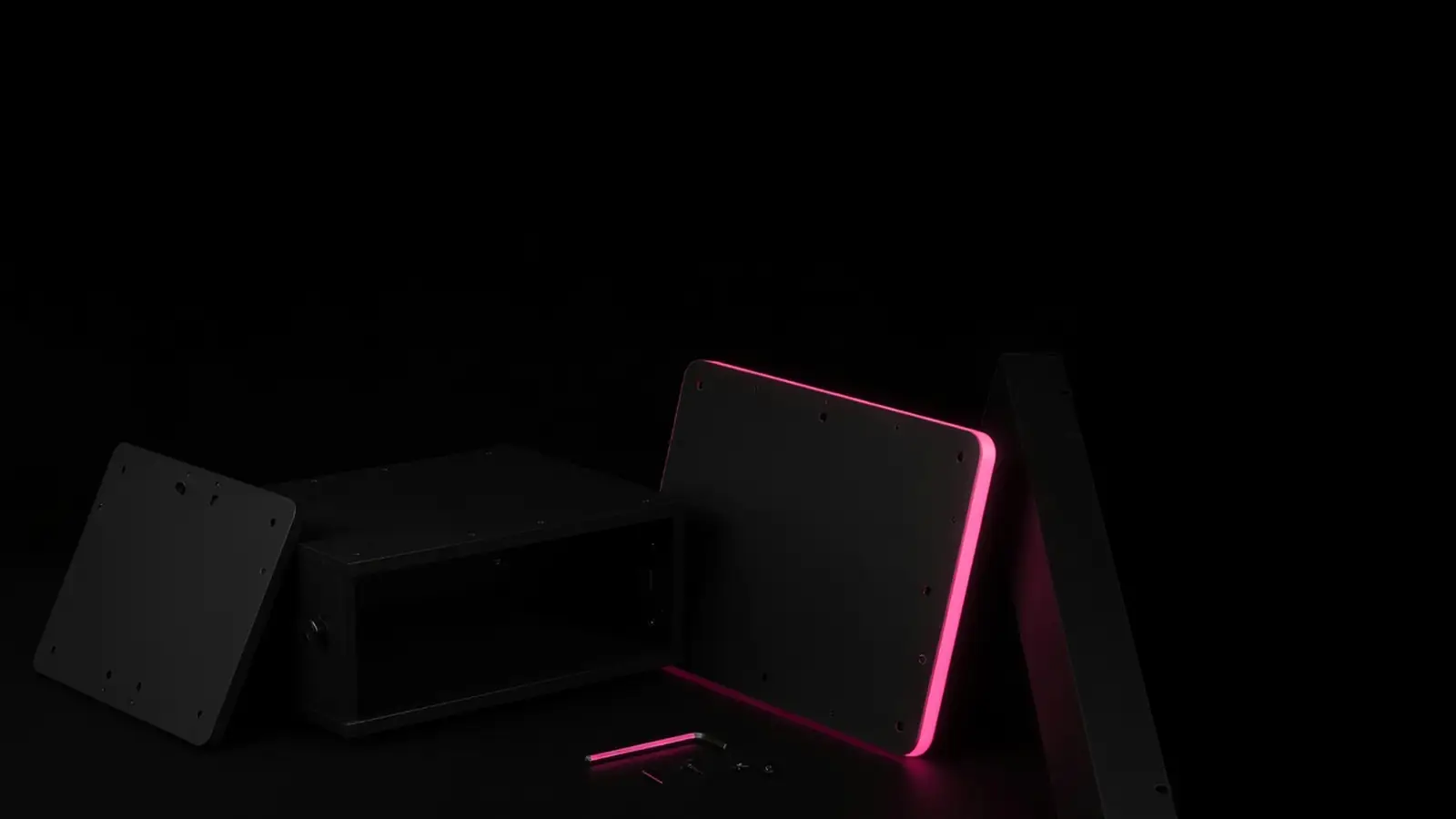 IKEA effect concept in black and hot pink editorial style, Amelia S. Gagne