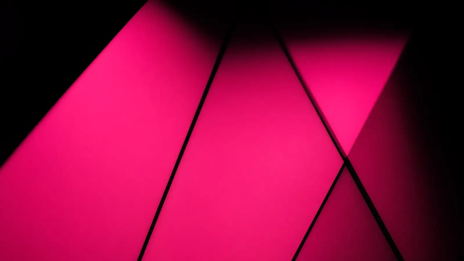 Three magenta zones meeting with dark seams on black, vendor security questions for mixed data environments
