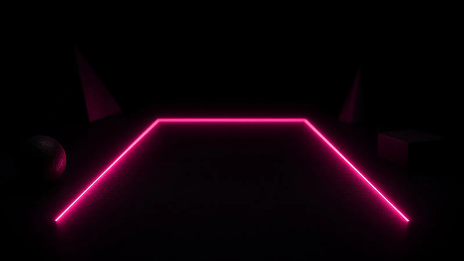 Dim shapes outside a magenta perimeter on black, the exclusions page of an MSP scope of work