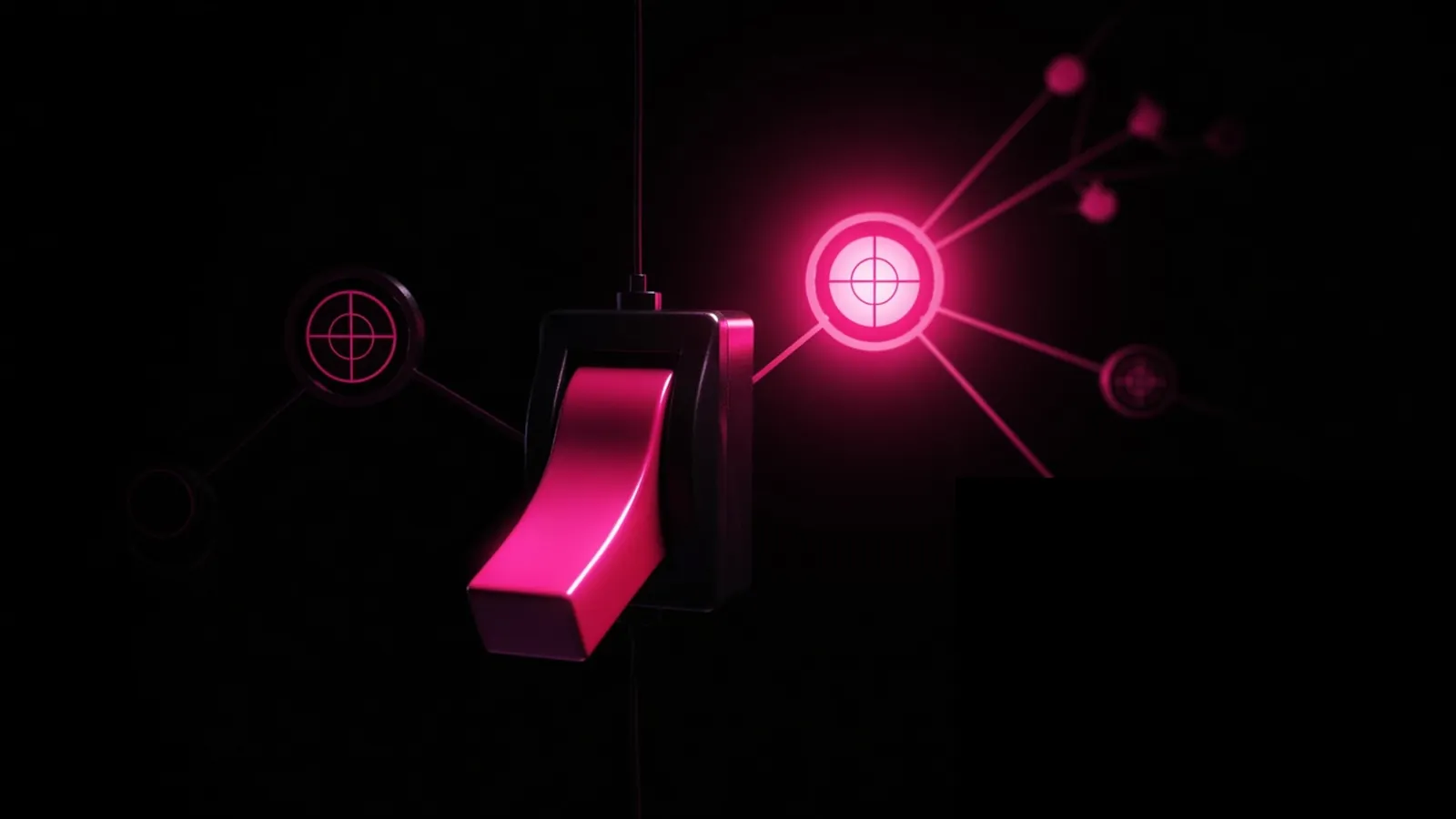 A magenta switch cutting an agent node without cutting a person node, how you revoke a non-human identity