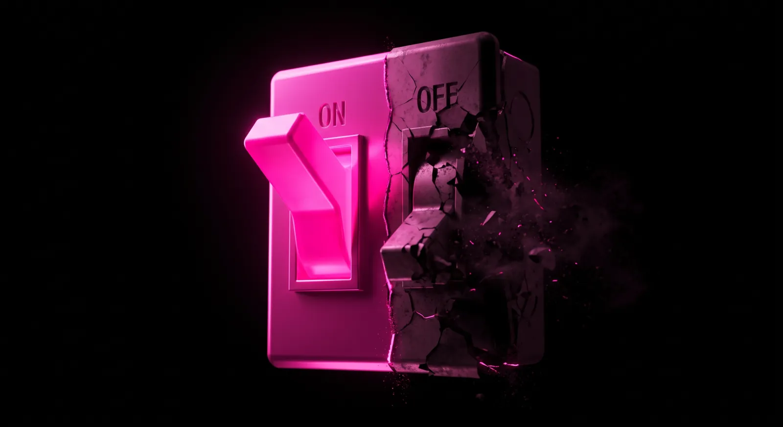 A guarded switch, a reminder that irreversible actions are among the tasks you should never automate without a human check