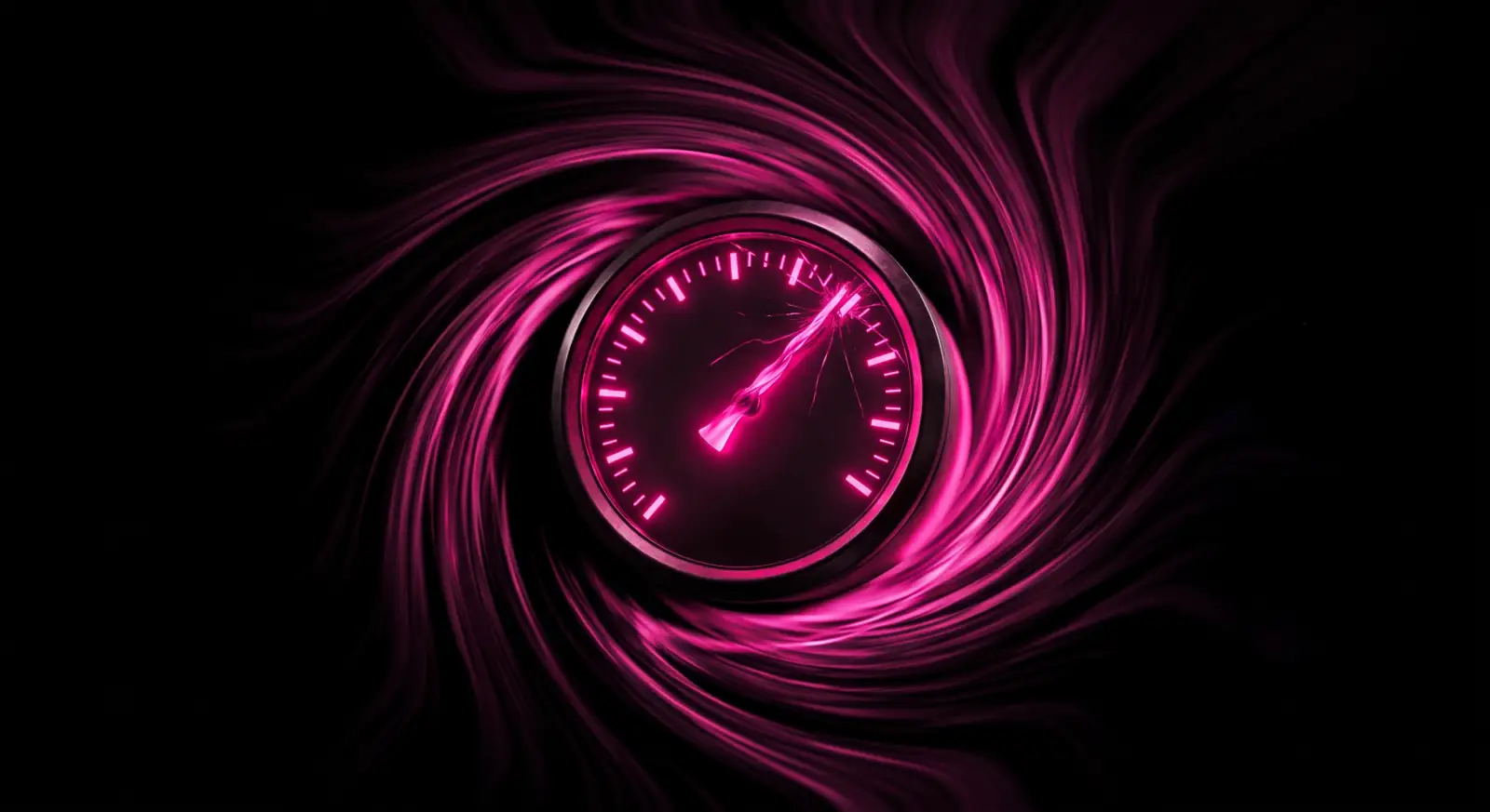 A vintage analog gauge with its needle bent past maximum, illustrating Goodhart's Law